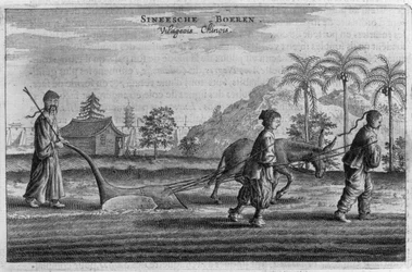 Kinesiska bönder, en allmän beskrivning från en redogörelse från en nederländsk ambassad i Kina 1665